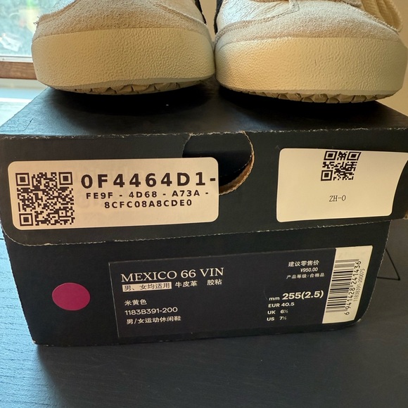 Onitsuka Tiger, Mexico 66, Vintage Birch & Black Sneakers, Women’s 9, Men’s 7.5 - Picture 4 of 8